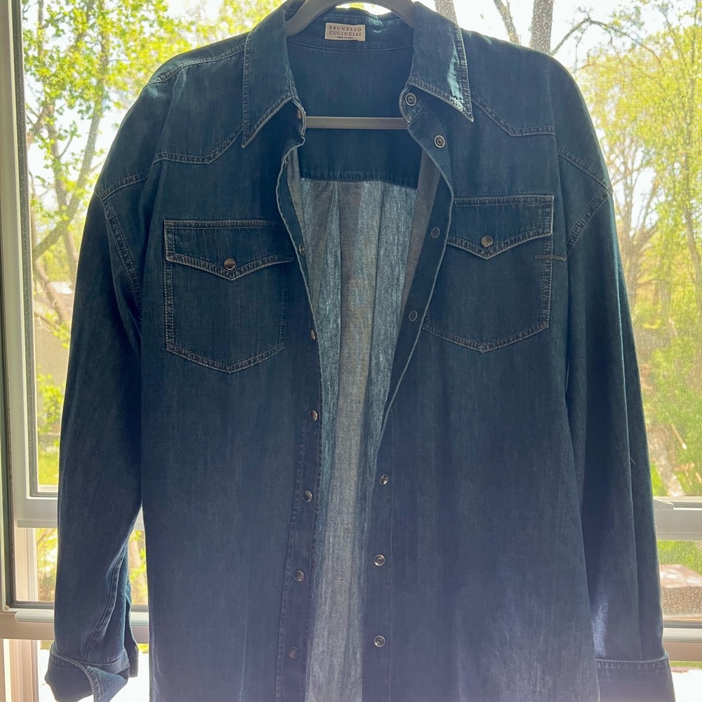 Brunello Cucinelli woman’s western button down shirt